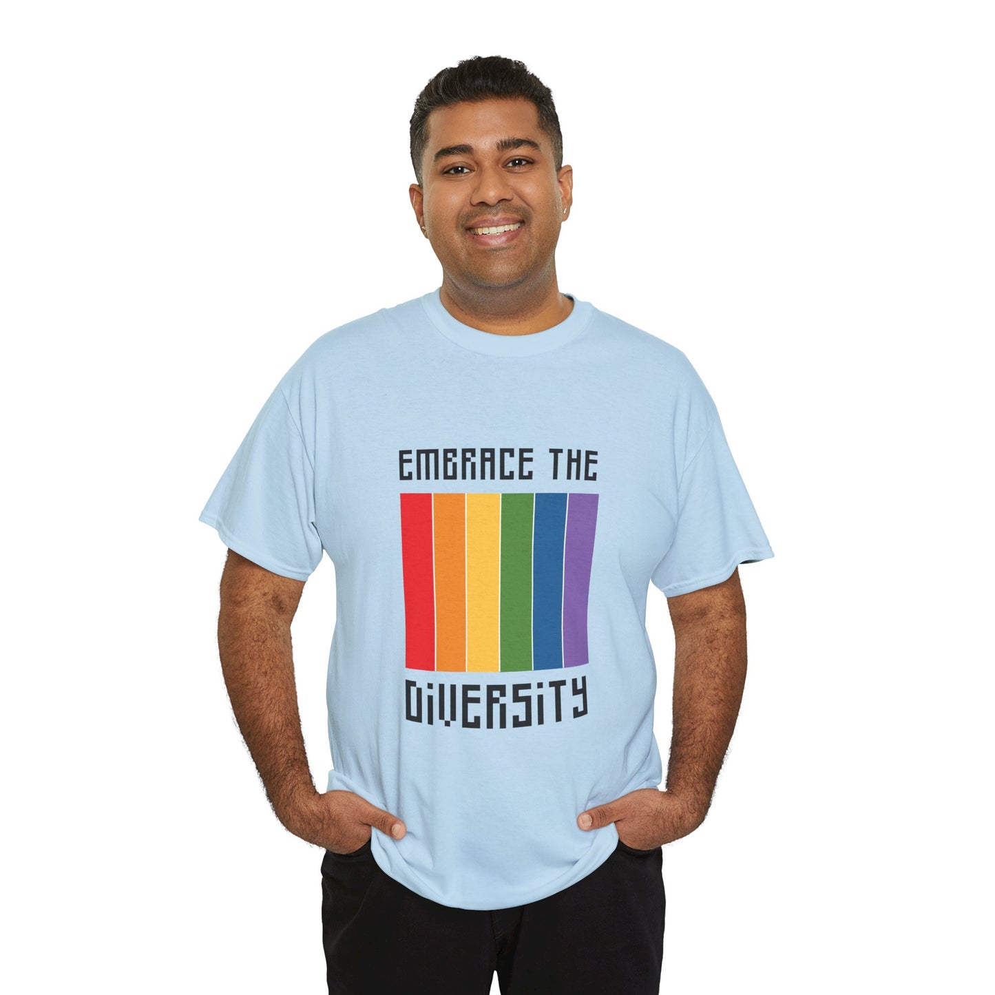 Unisex Heavy Cotton Tee - Embrace The Diversity