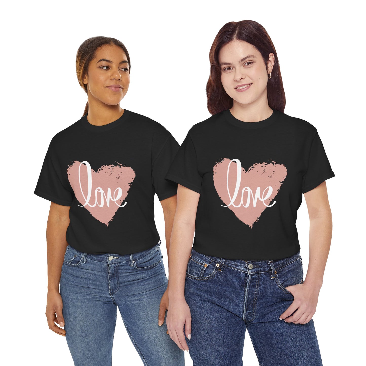 Love Heart - Unisex Heavy Cotton Tee