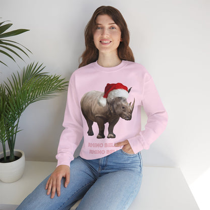 Christmas Rhino Bells Sweatshirt