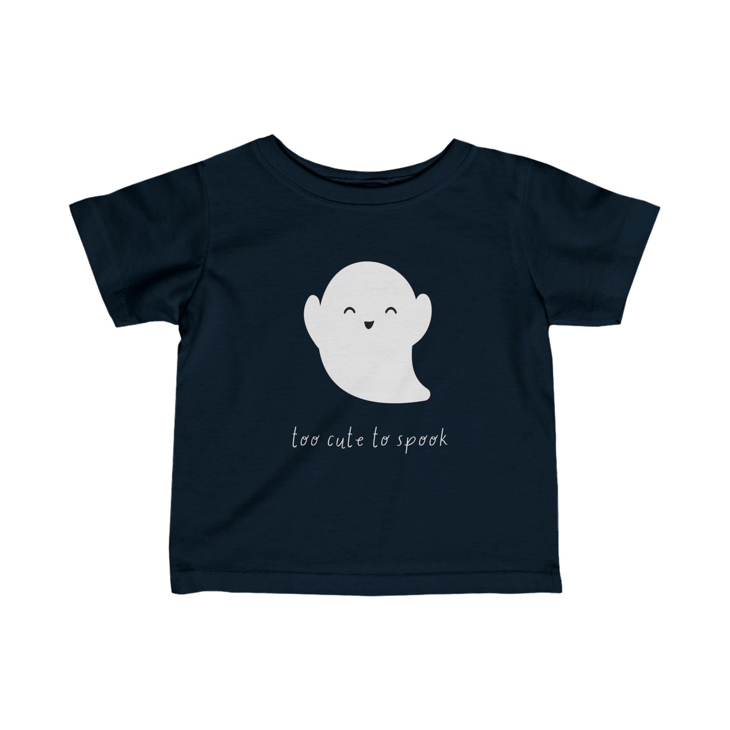 Infant Fine Jersey Tee - Too Cute To Spook