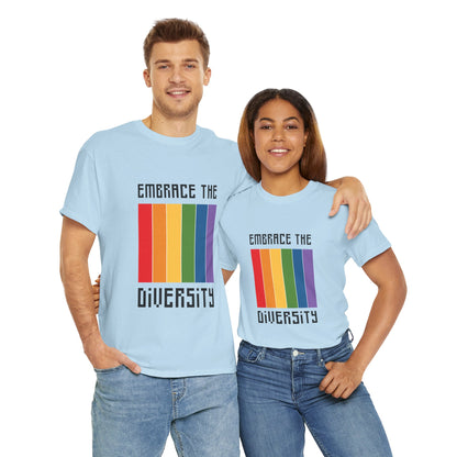 Unisex Heavy Cotton Tee - Embrace The Diversity