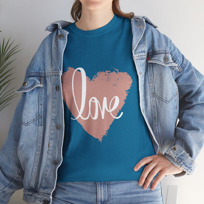 Love Heart - Unisex Heavy Cotton Tee