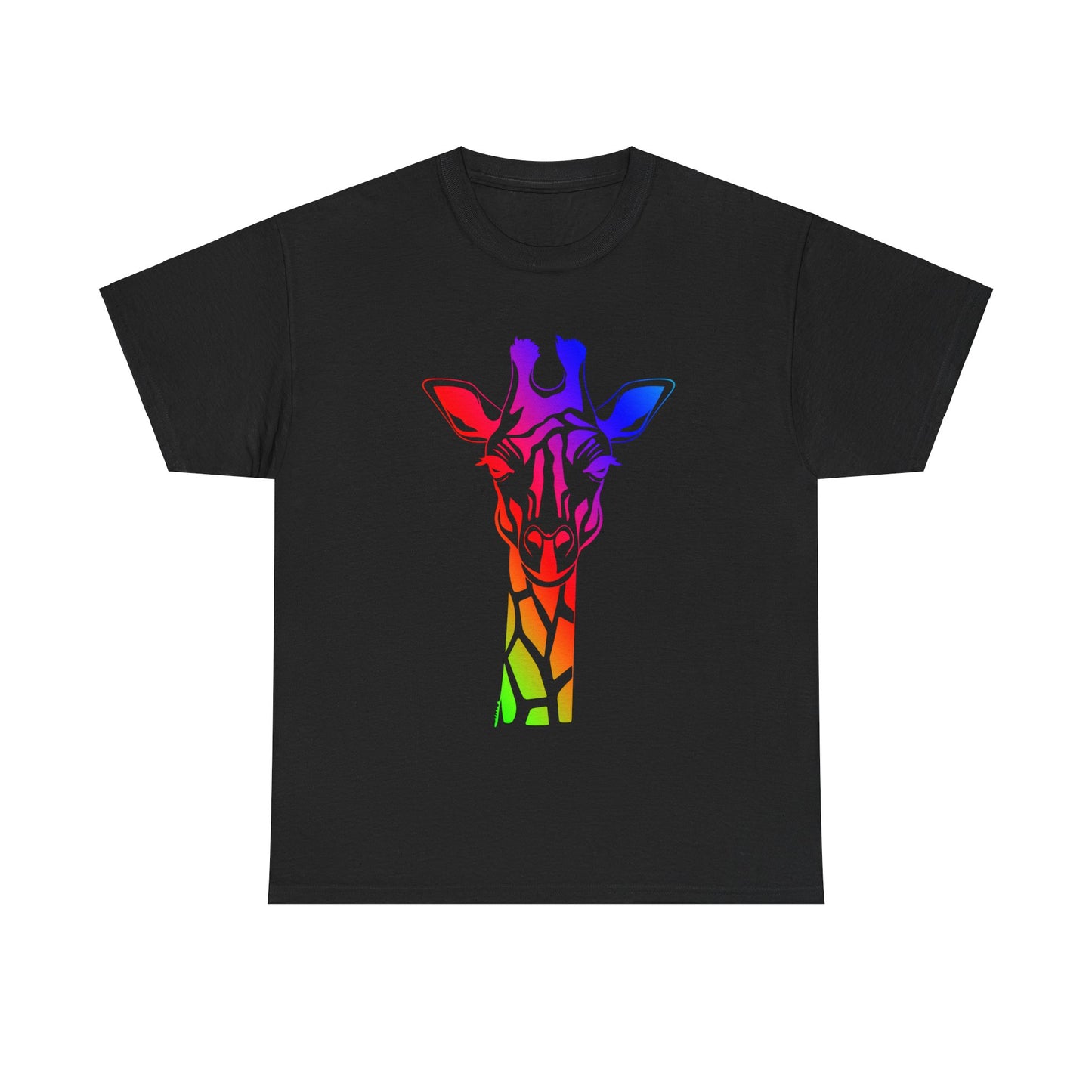 vibrant animal lover t-shirt with colourful rainbow gecko outline. Great for as a gift. Great for wildlife adventures.