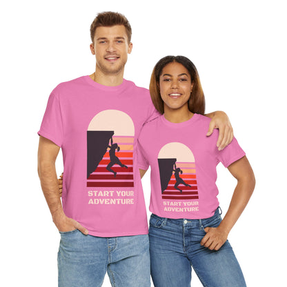 Climbing Adventure 1 - Unisex Heavy Cotton Tee