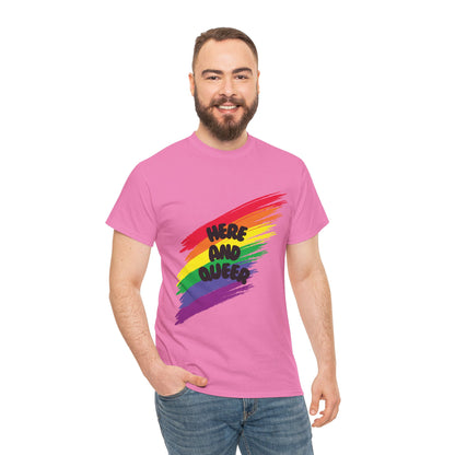 Unisex Heavy Cotton Tee - Here And Queer