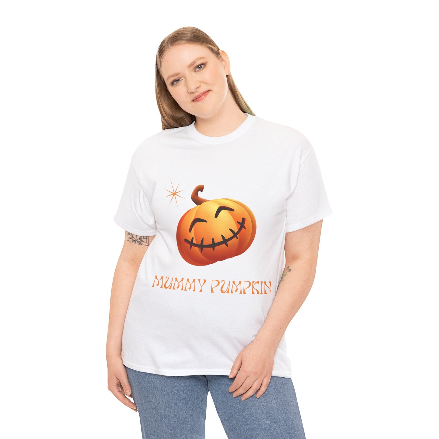 Mummy Pumpkin - Unisex Heavy Cotton Tee