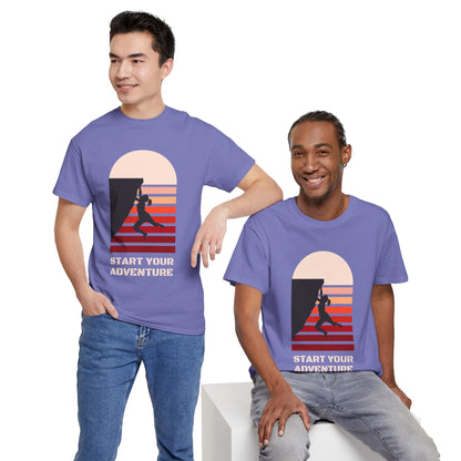 Climbing Adventure 1 - Unisex Heavy Cotton Tee