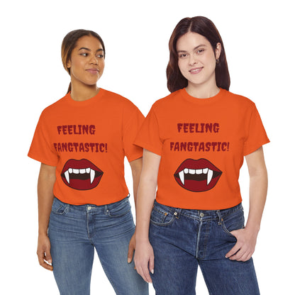 Unisex Heavy Cotton Tee - Feeling Fangtastic