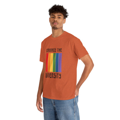 Unisex Heavy Cotton Tee - Embrace The Diversity