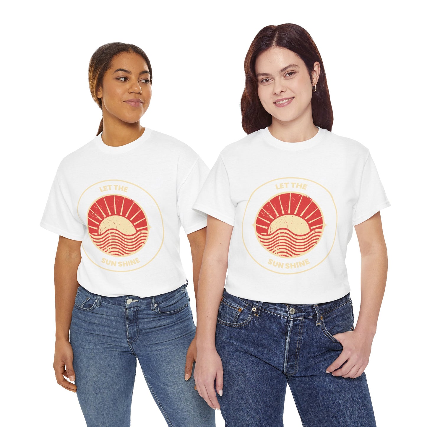 Unisex Heavy Cotton Tee - Let The Sun Shine