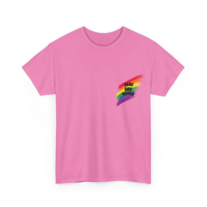 Unisex Heavy Cotton Tee - Here And Queer Mini