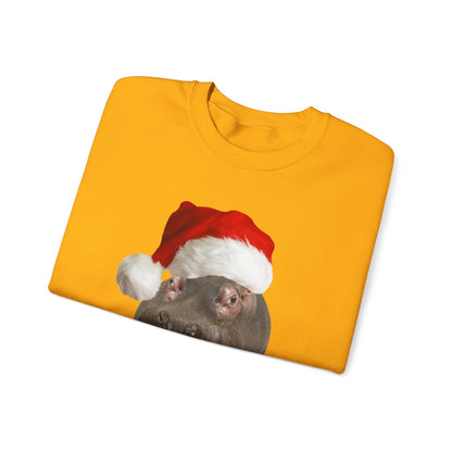 Hippity-Ho Hippo xmas Crewneck Sweatshirt