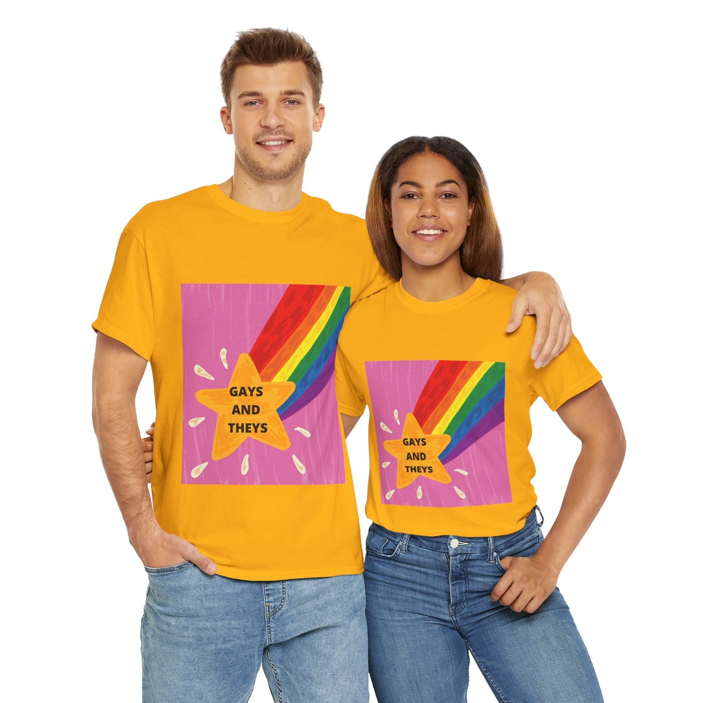 Unisex Heavy Cotton Tee - Gays And Theys