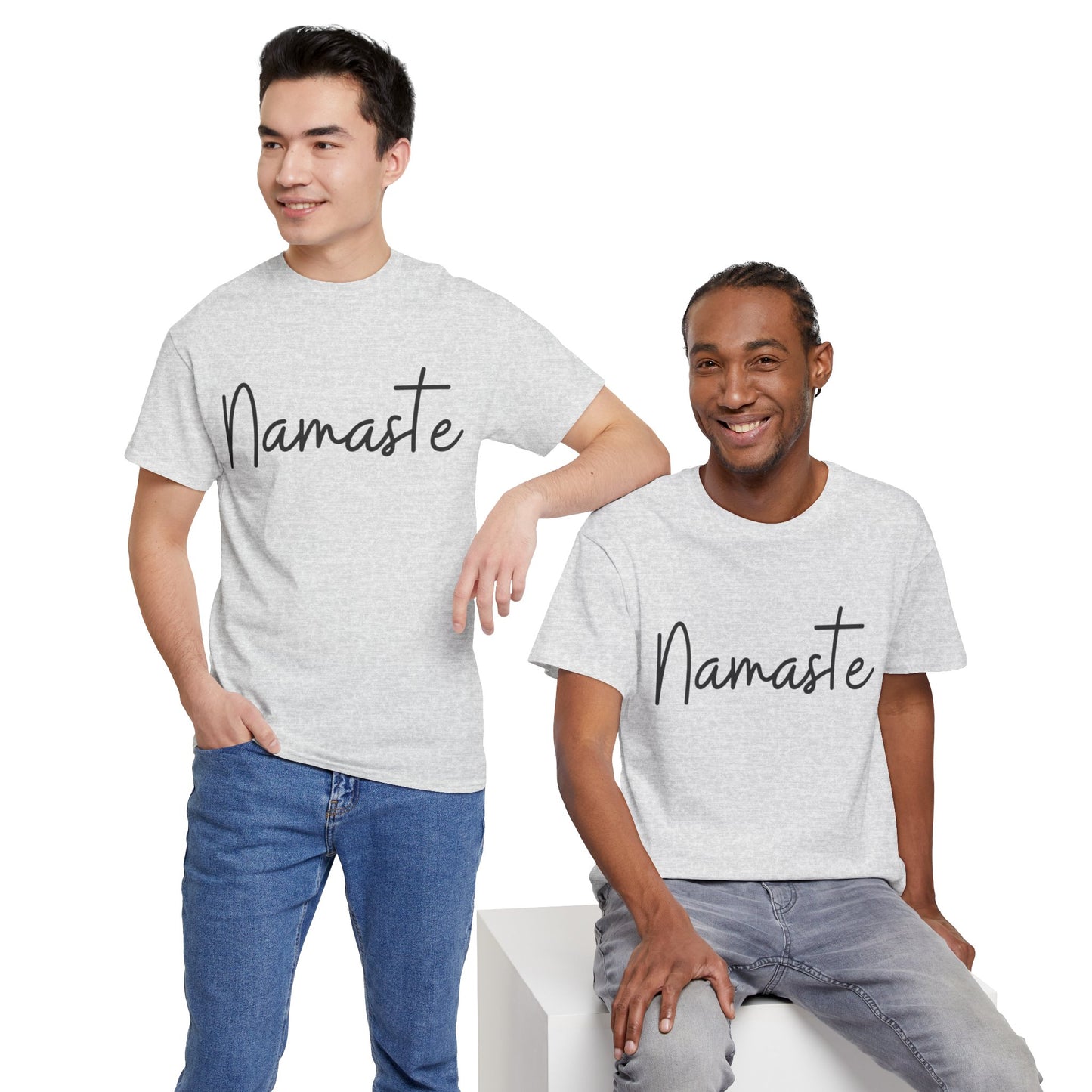 "Namaste" (Hindi Greeting) Unisex Heavy Cotton Tee