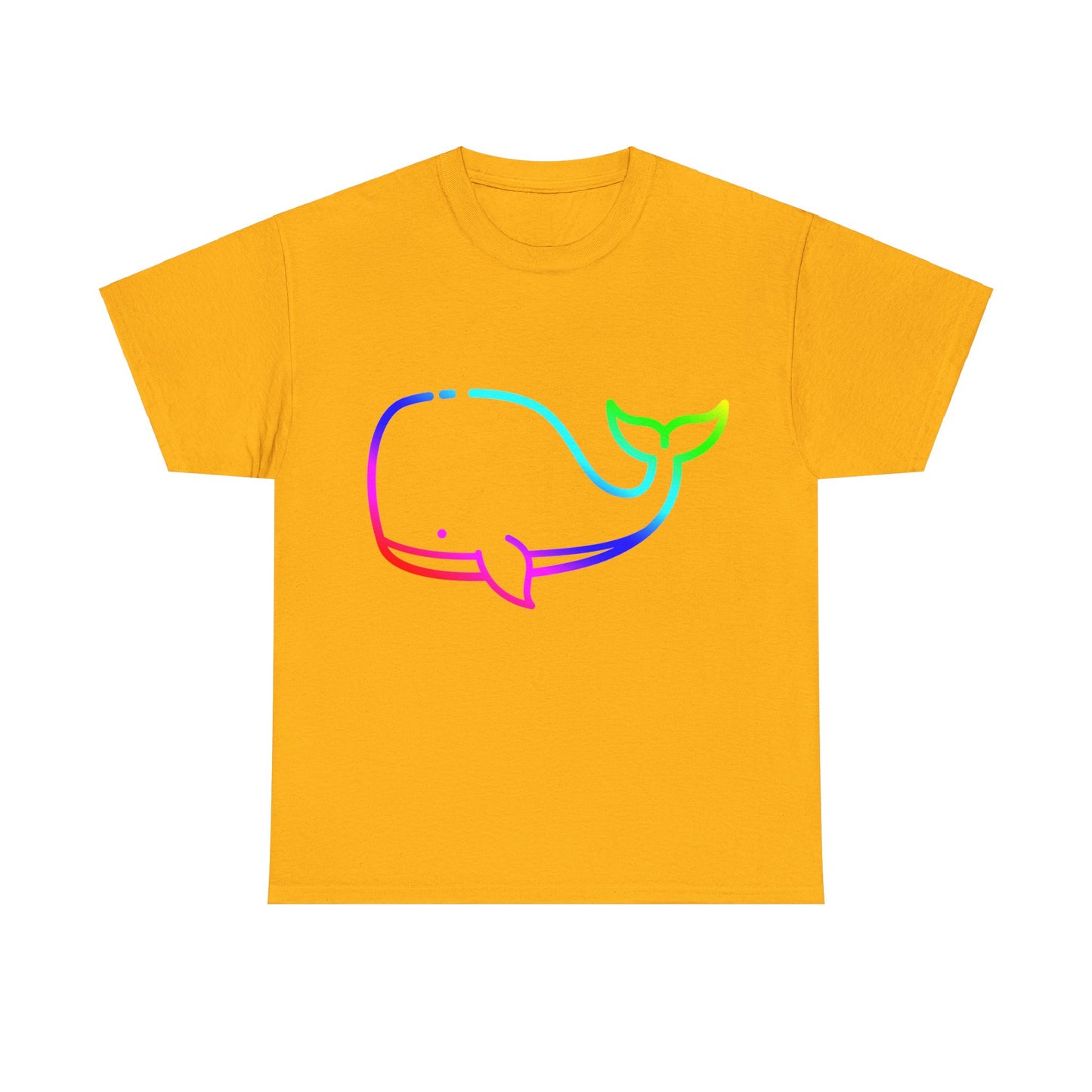 Vibrant, rainbow, colourful whale. Ideal for any animal or wildlife lover.  T-SHIRT Use your imagine, bringing magic and sparkle to your life.