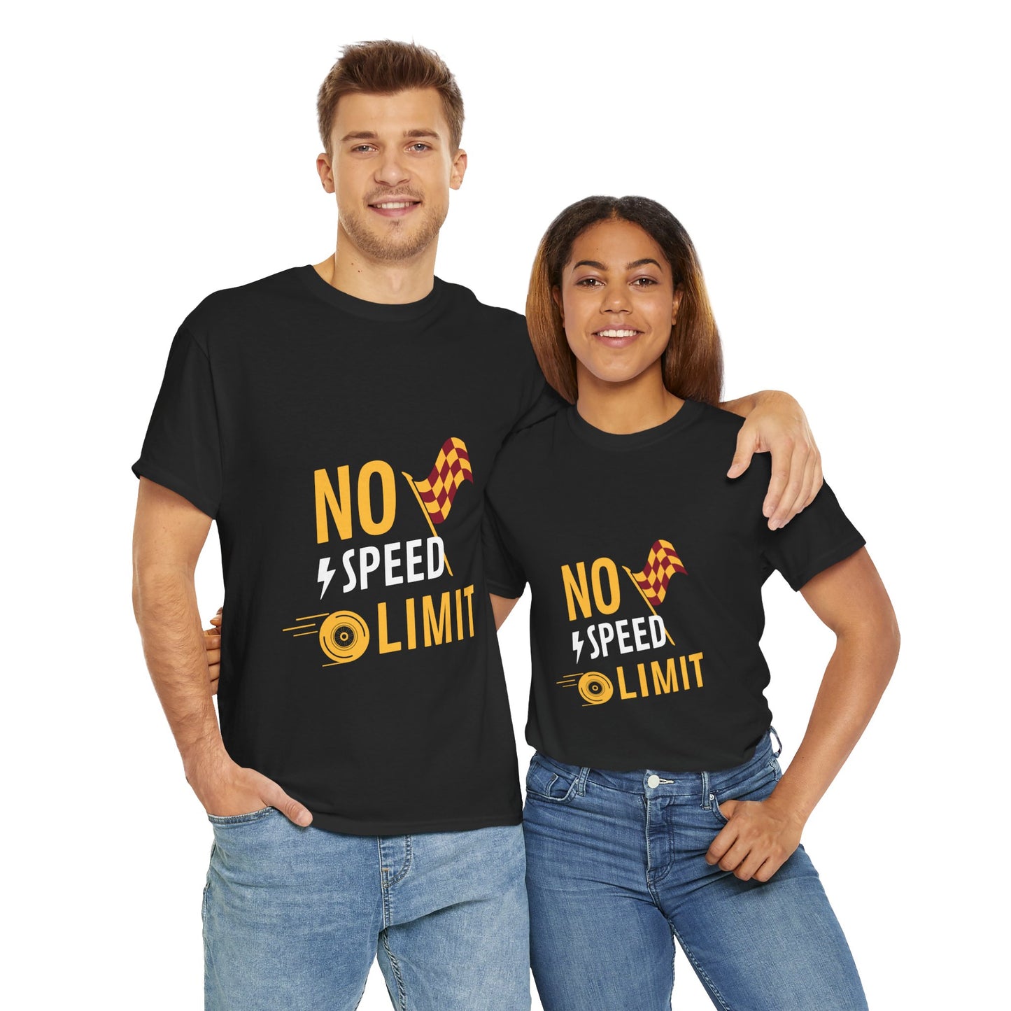 Unisex Heavy Cotton Tee - No Speed Limit