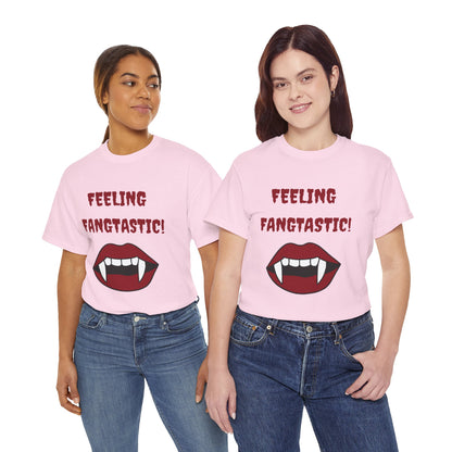 Unisex Heavy Cotton Tee - Feeling Fangtastic