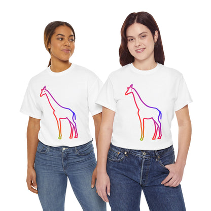 Giraffe Rainbow v2 T-Shirt