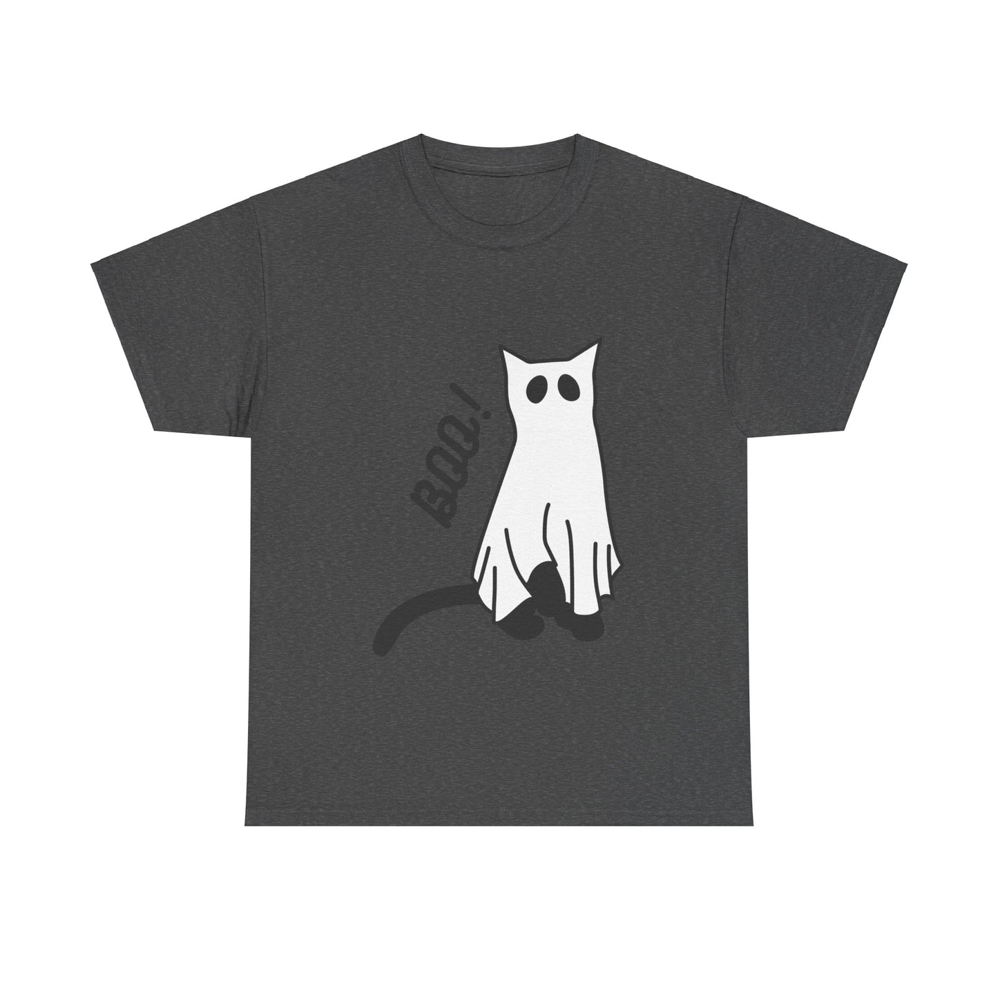 Unisex Heavy Cotton Tee - Boo Cat