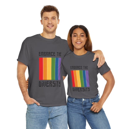 Unisex Heavy Cotton Tee - Embrace The Diversity