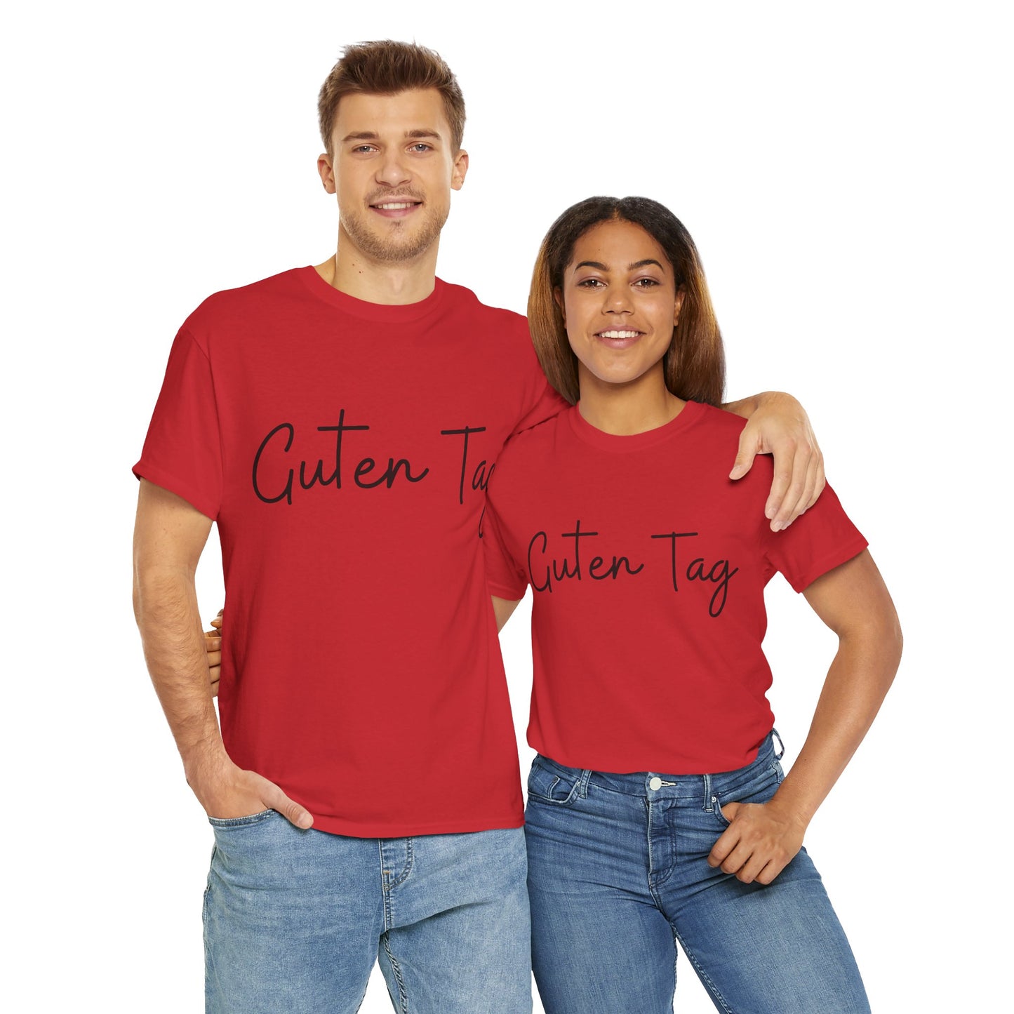 "Guten Tag" (German Greetings) Unisex Heavy Cotton Tee