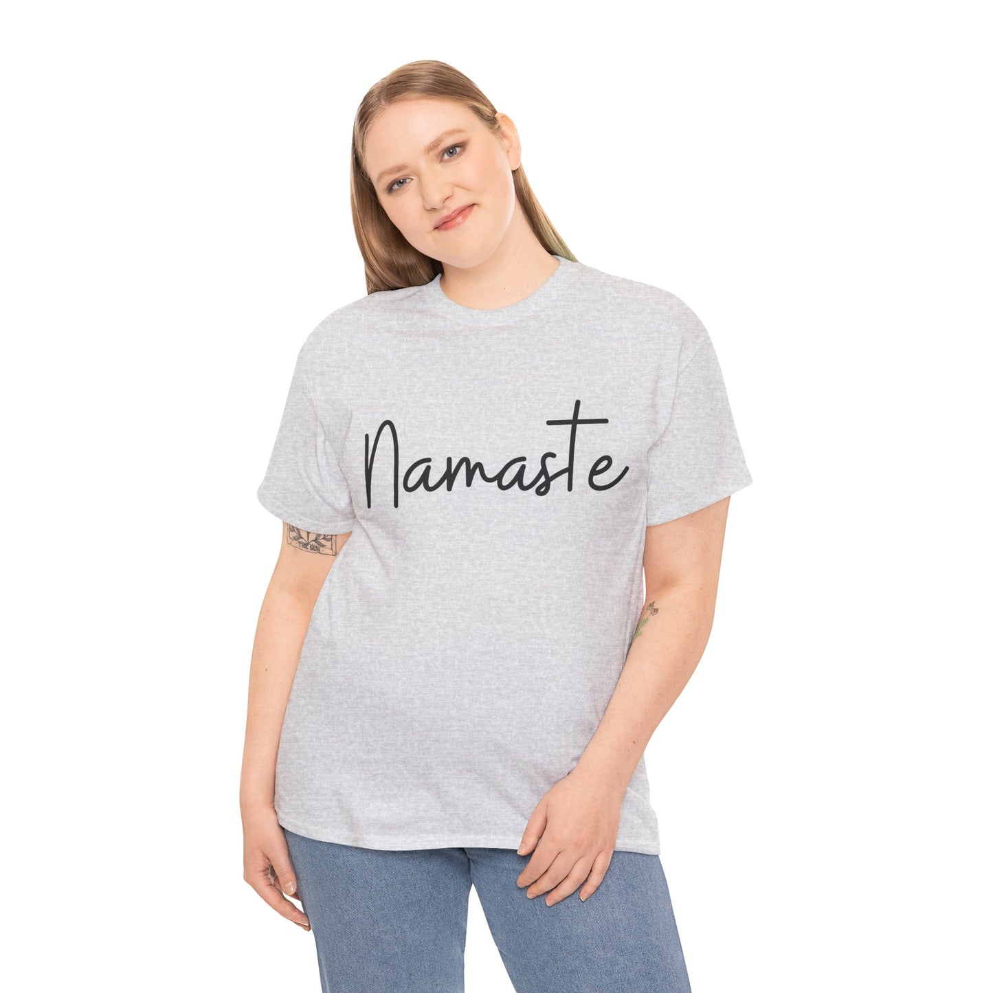 "Namaste" (Hindi Greeting) Unisex Heavy Cotton Tee