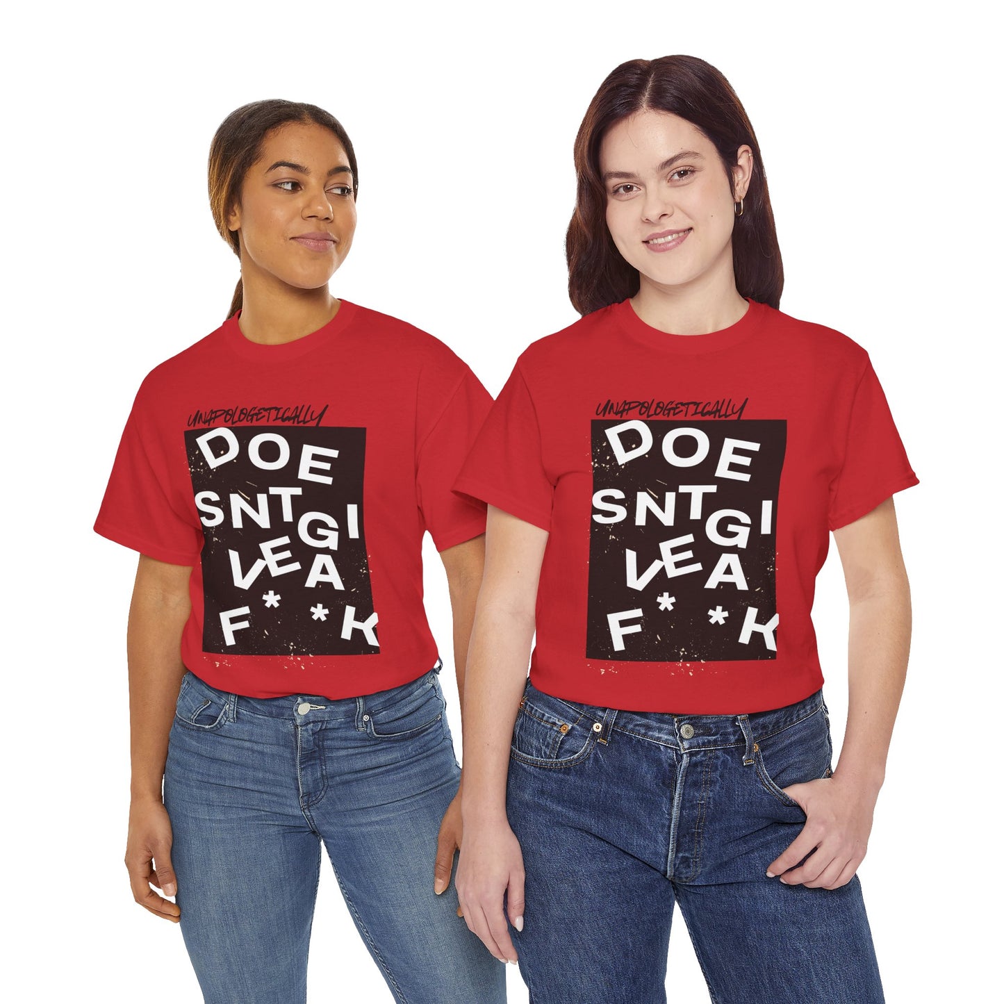 Unapologetically Doesn't Give a F**k Scramble Tee