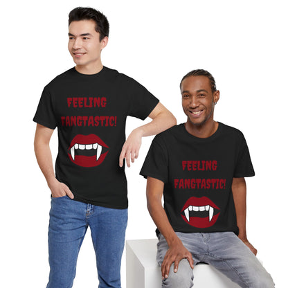 Unisex Heavy Cotton Tee - Feeling Fangtastic