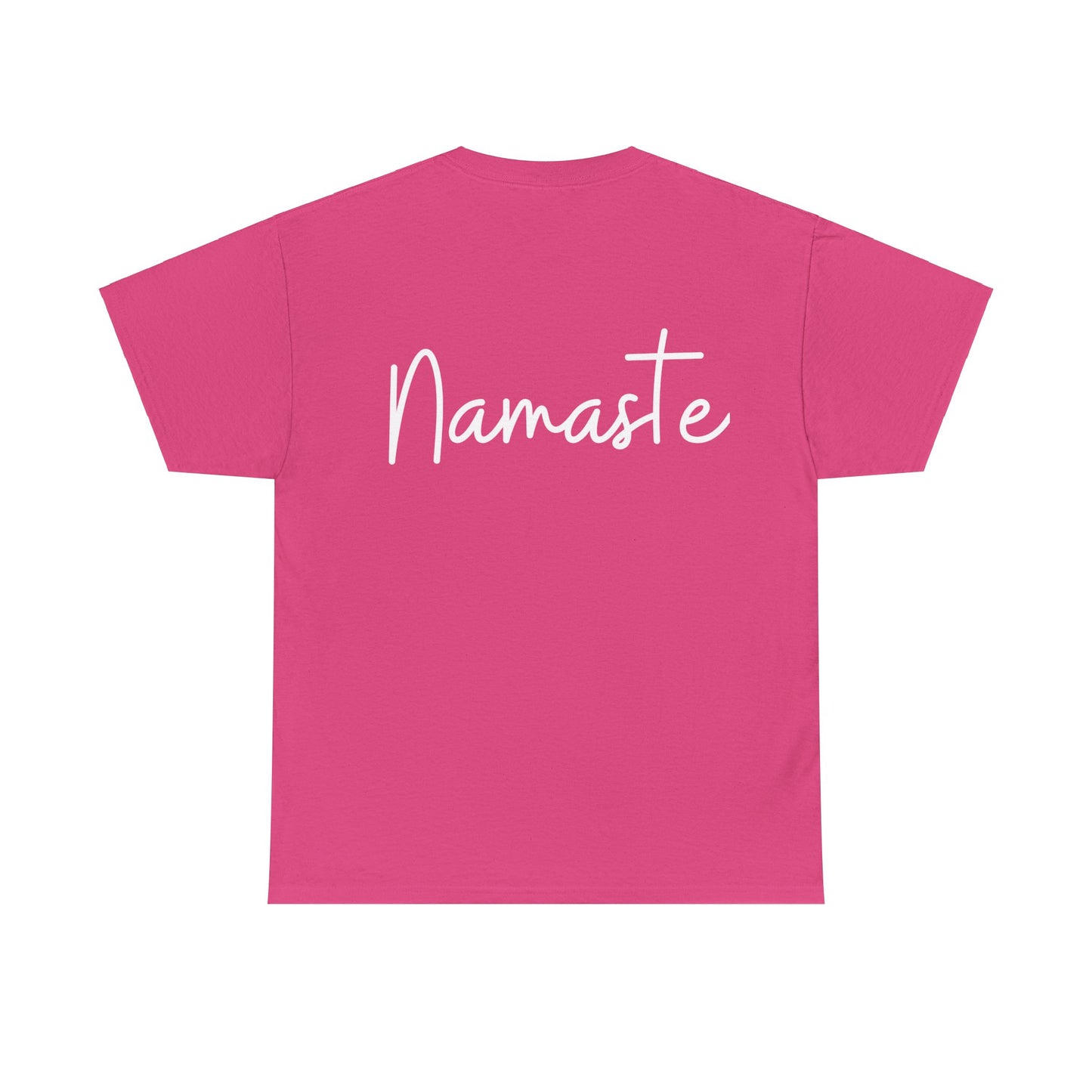 "Namaste" & "Namaste" (Hindi Greetings) Unisex Heavy Cotton Tee