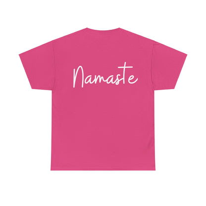 "Namaste" & "Namaste" (Hindi Greetings) Unisex Heavy Cotton Tee