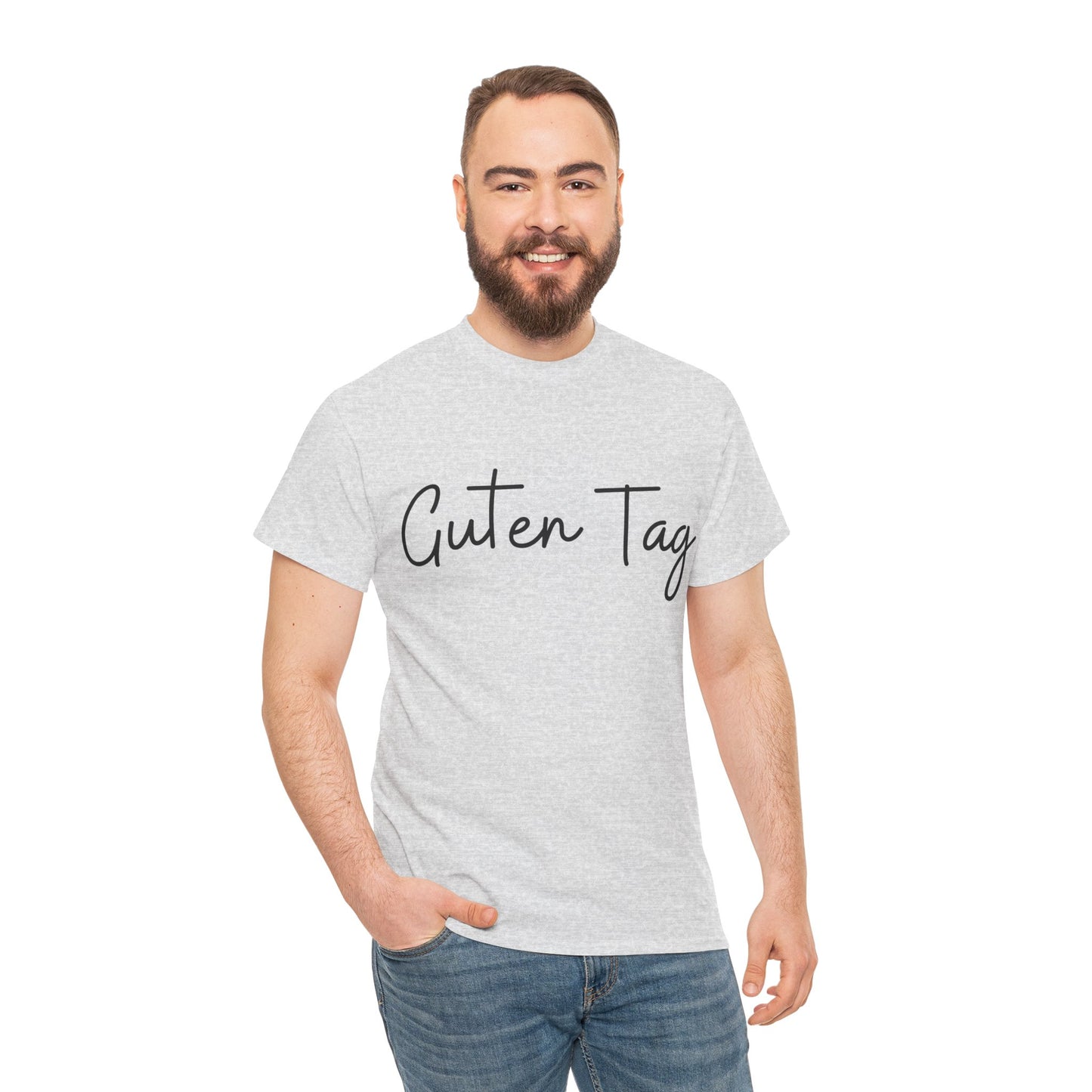 "Guten Tag" (German Greetings) Unisex Heavy Cotton Tee