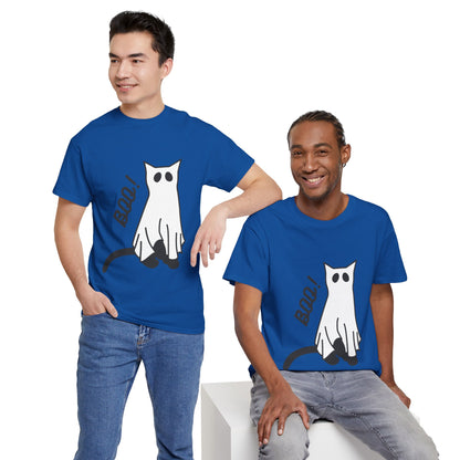 Unisex Heavy Cotton Tee - Boo Cat