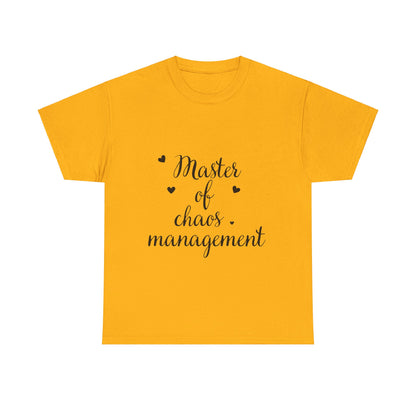 Unisex Heavy Cotton Tee - Chaos Management