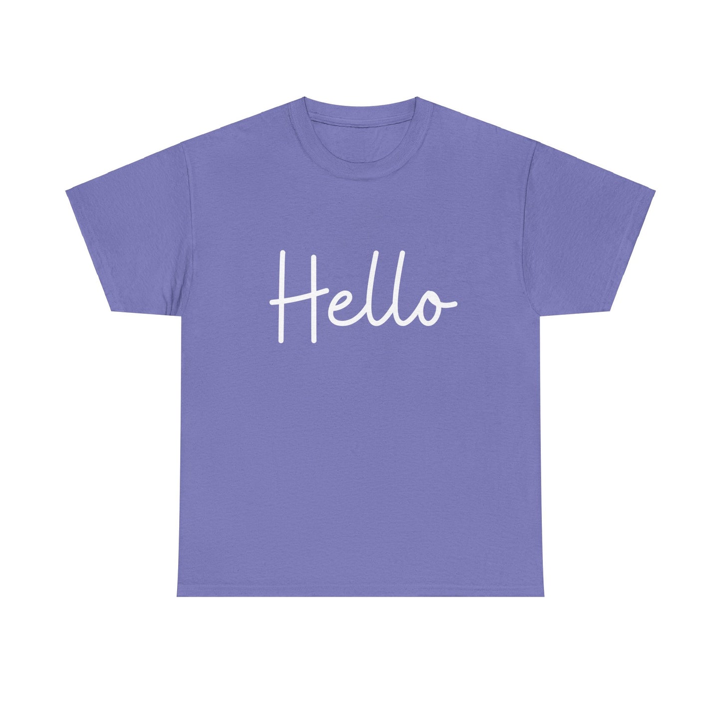 "Hello" & "Goodbye" (English Greetings) Unisex Heavy Cotton Tee