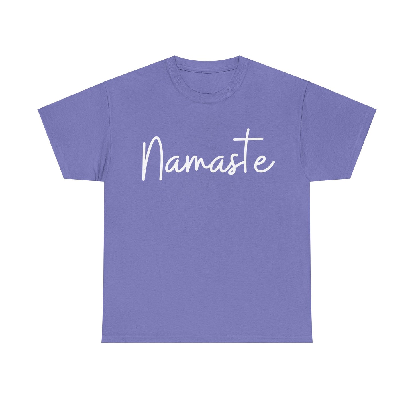 "Namaste" & "Namaste" (Hindi Greetings) Unisex Heavy Cotton Tee