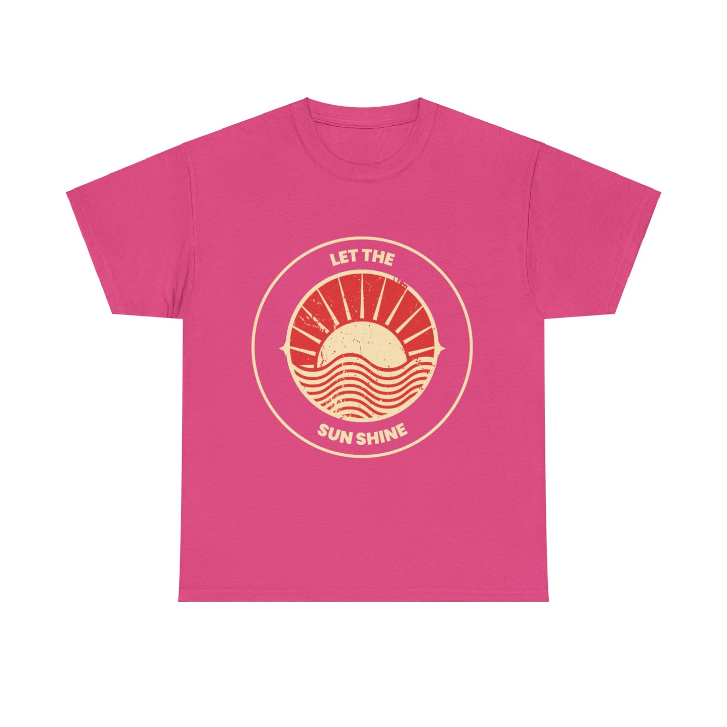 Unisex Heavy Cotton Tee - Let The Sun Shine