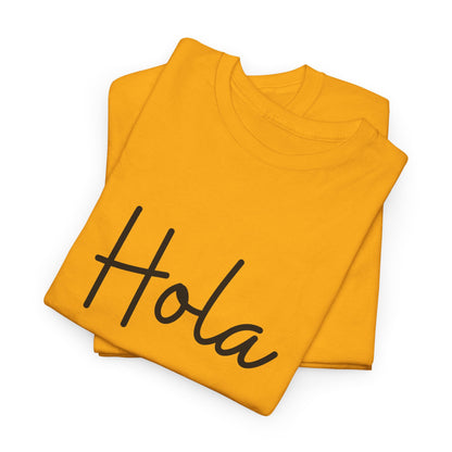 "Hola" & "Hasta Luego" (Spanish Greetings) Unisex Heavy Cotton Tee