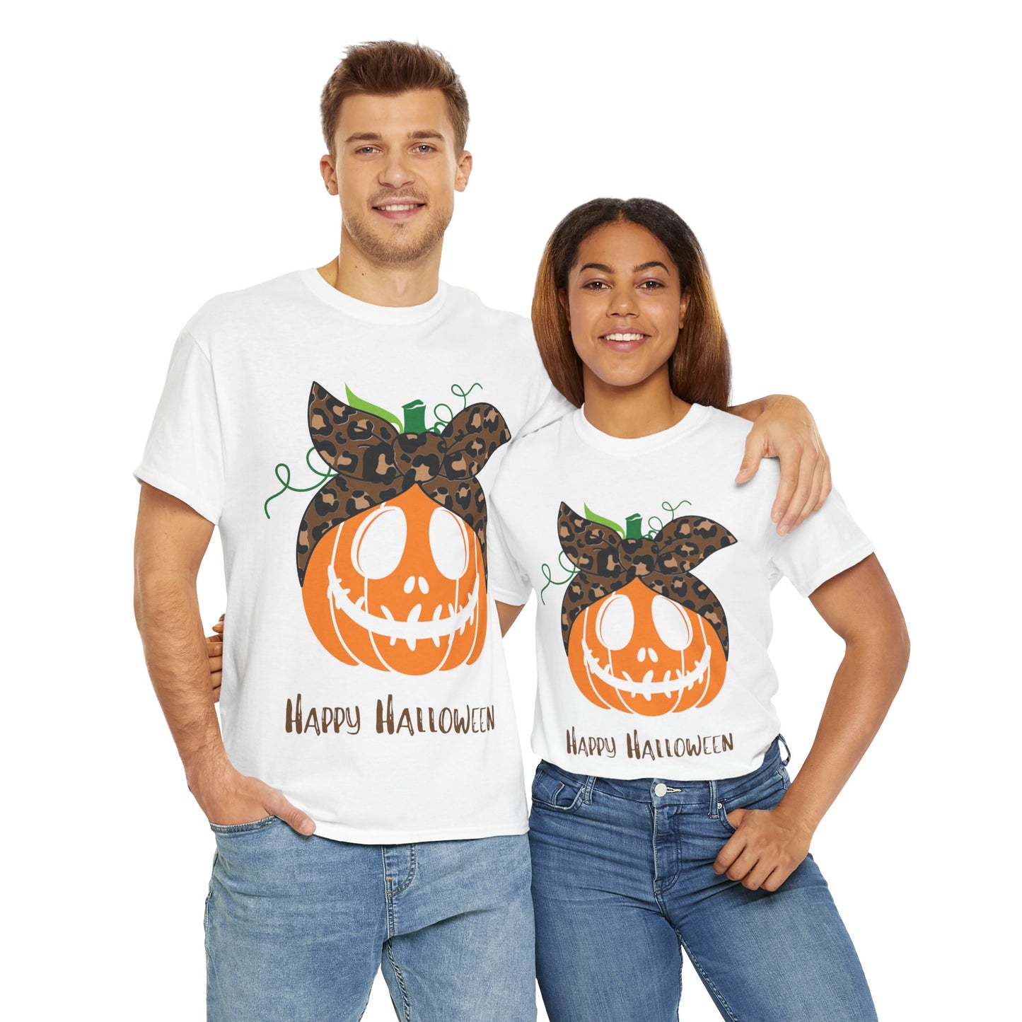 Unisex Heavy Cotton Tee - Happy Halloween