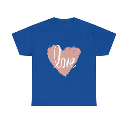 Love Heart - Unisex Heavy Cotton Tee