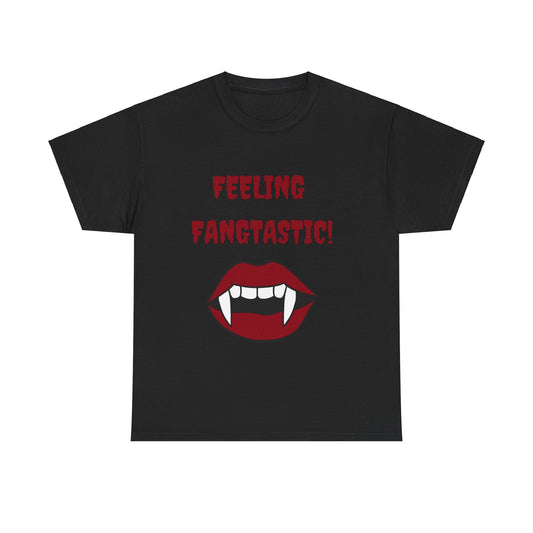 Unisex Heavy Cotton Tee - Feeling Fangtastic