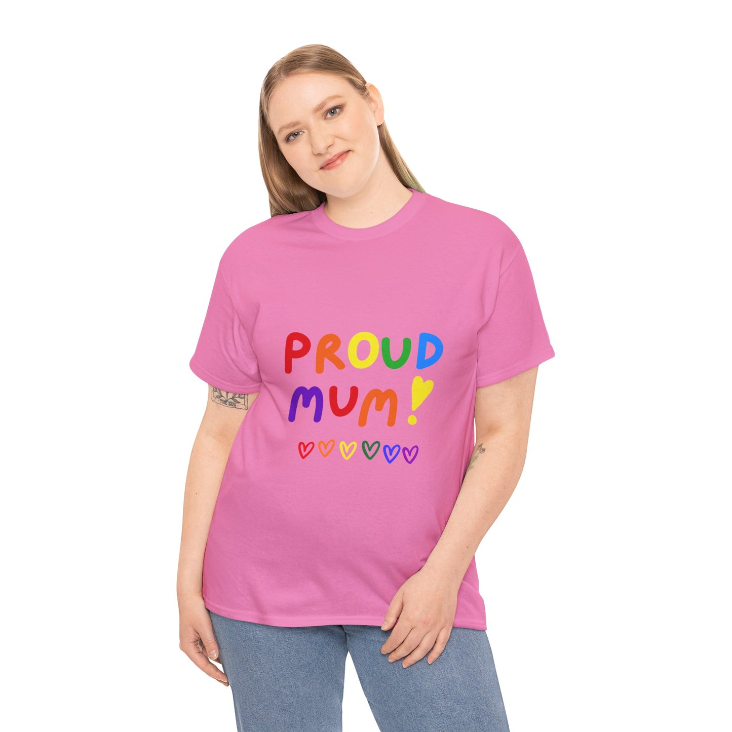 Unisex Heavy Cotton Tee - Proud Mum