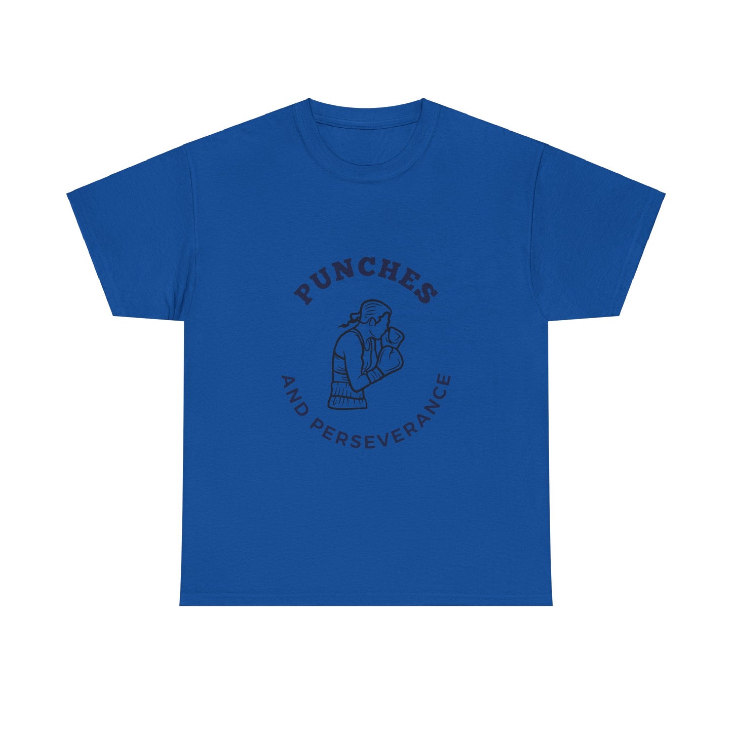 Unisex Heavy Cotton Tee - Punches And Perseverance Woman