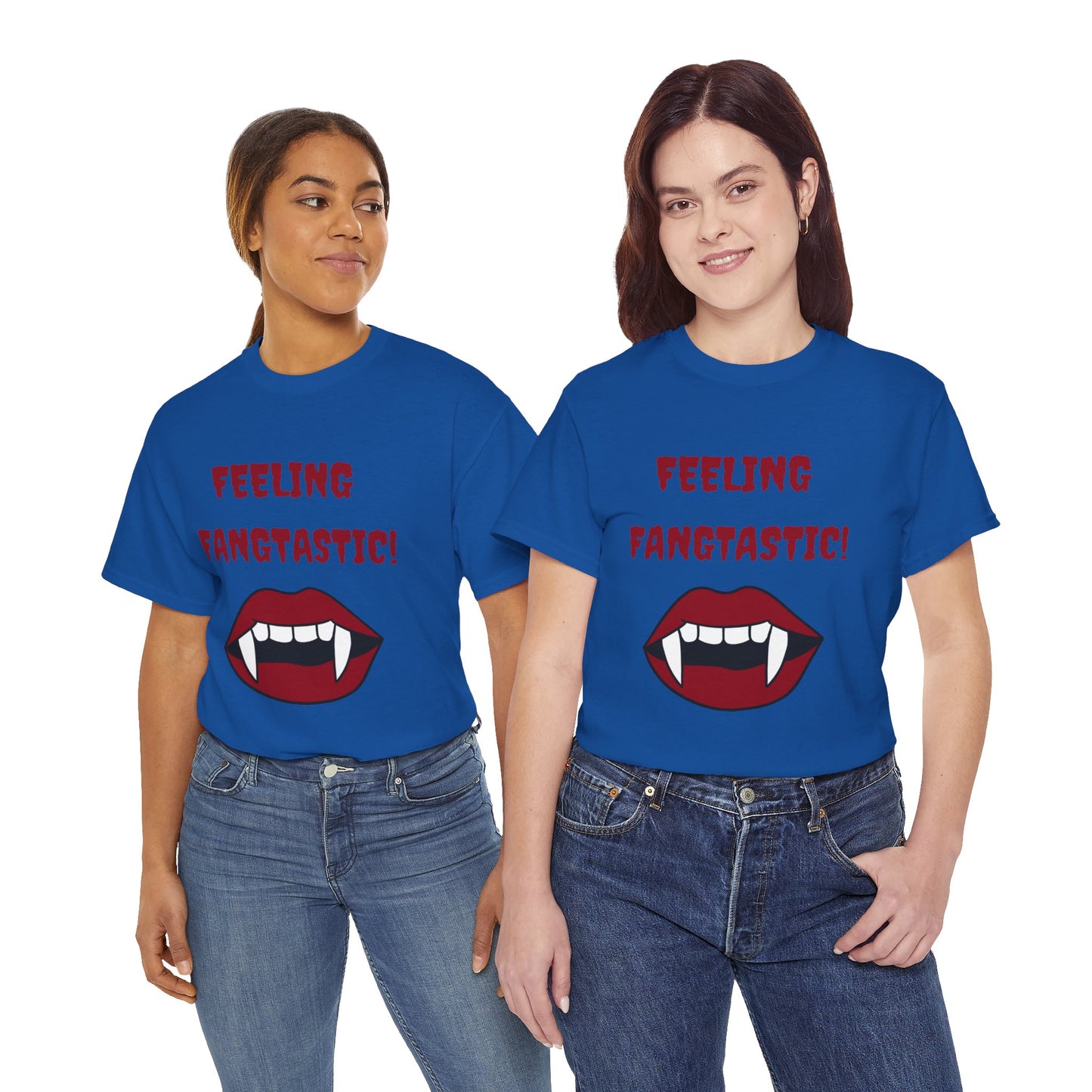 Unisex Heavy Cotton Tee - Feeling Fangtastic