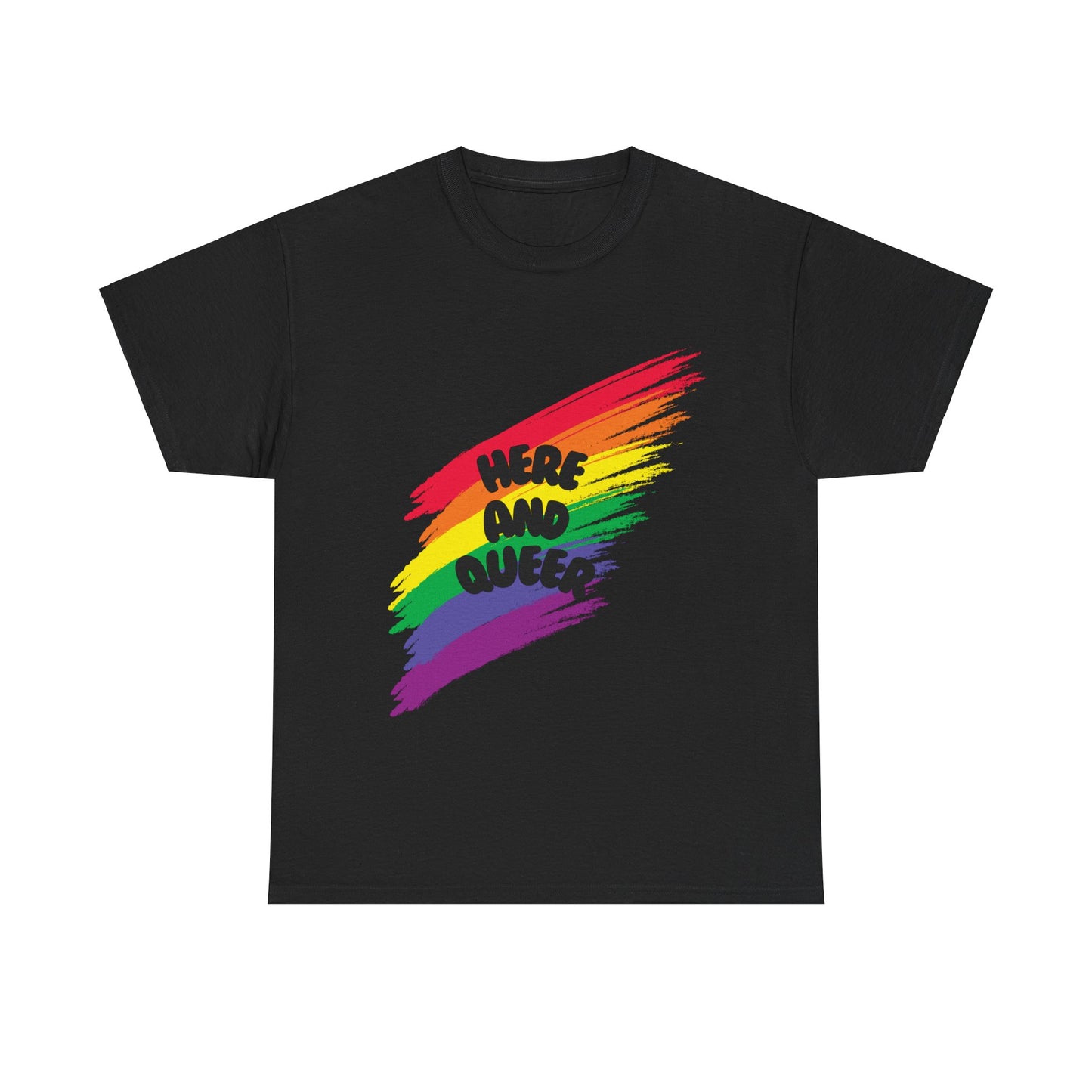 Unisex Heavy Cotton Tee - Here And Queer