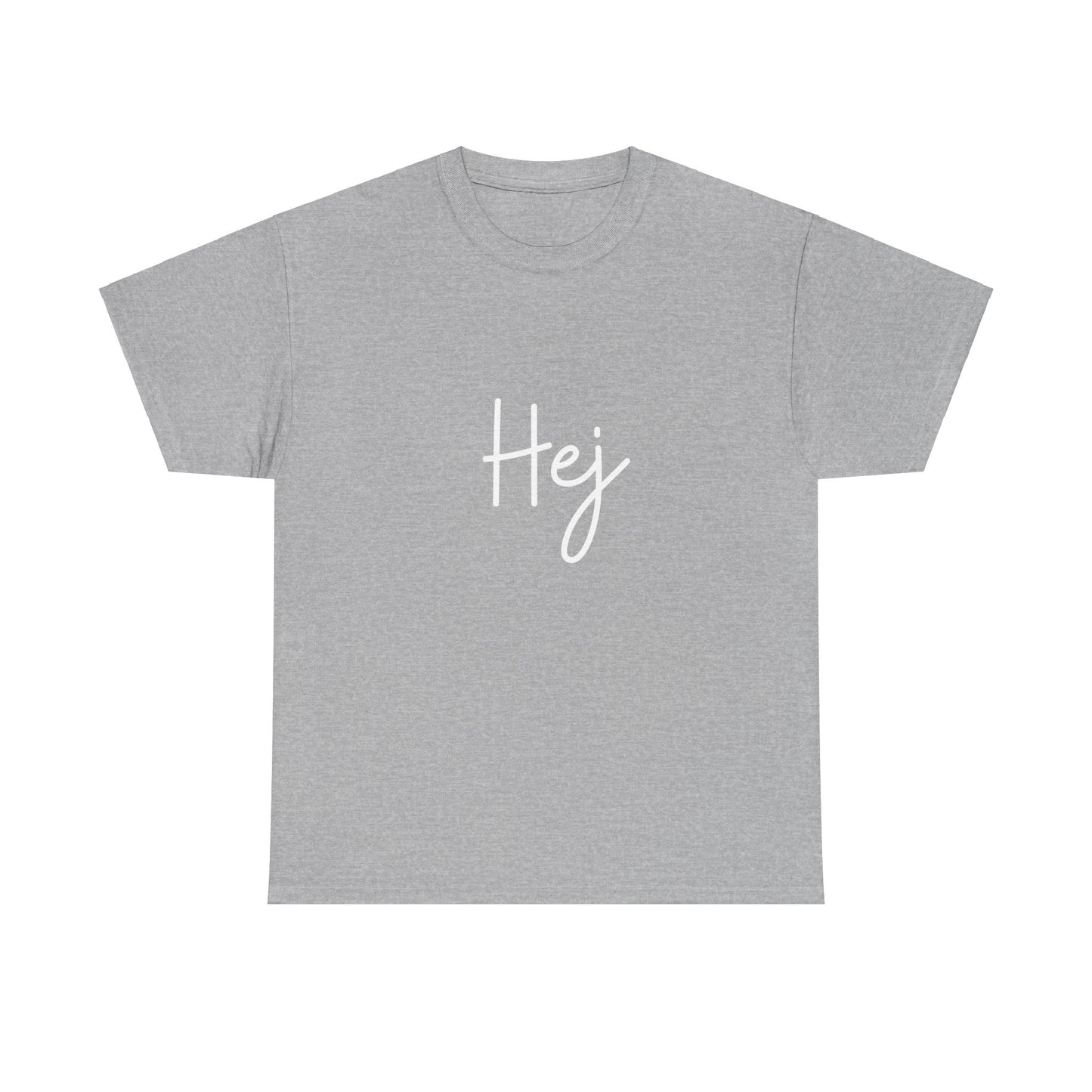 "Hej" & "Farvel" (Danish Greetings) Unisex Heavy Cotton Tee