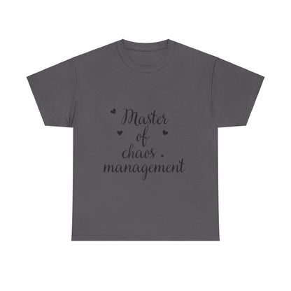 Unisex Heavy Cotton Tee - Chaos Management