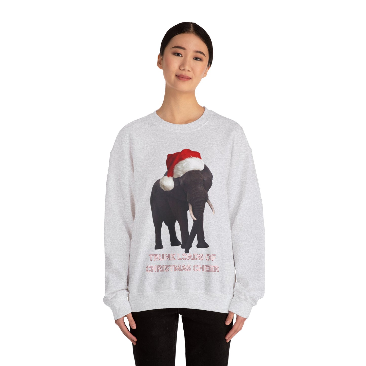 Trunk loads of Christmas cheer - Elephant Christmas jumper