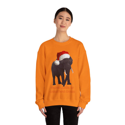 Trunk loads of Christmas cheer - Elephant Christmas jumper