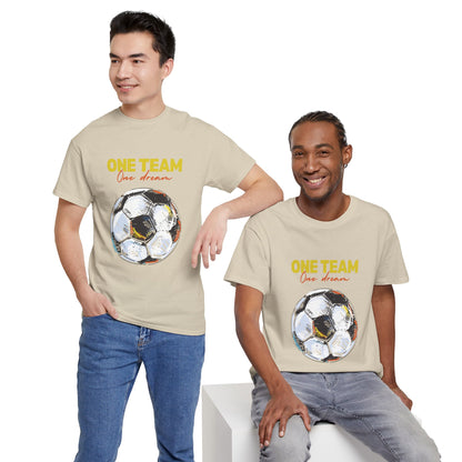 Unisex Heavy Cotton Tee - One Team, One Dream