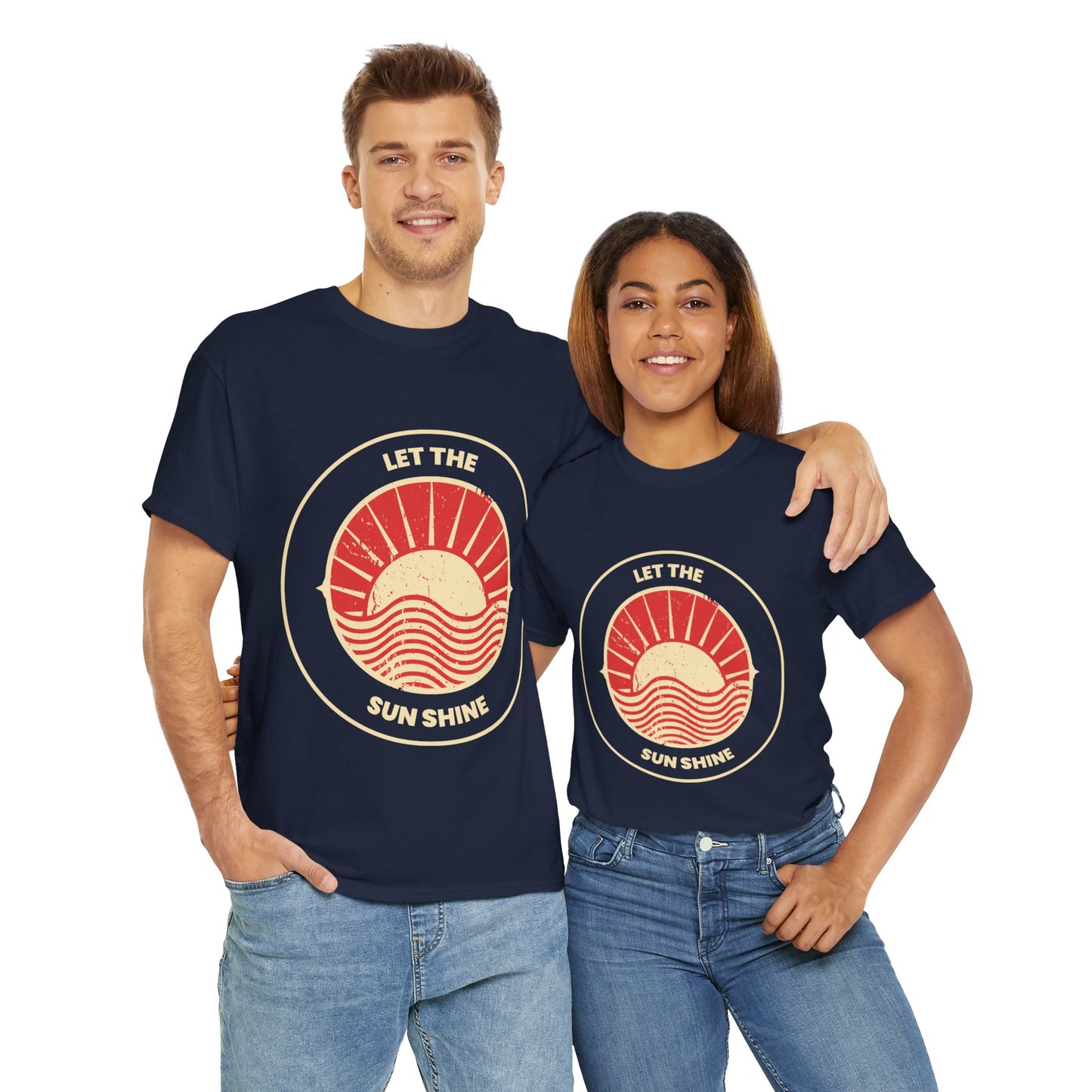 Unisex Heavy Cotton Tee - Let The Sun Shine